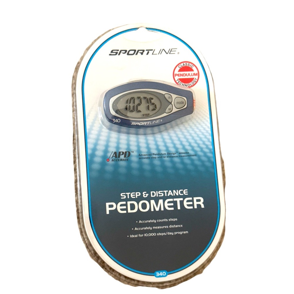 Sportline Step Distance Pedometer |Advanced Pendulum Design, Counting Engine|NEW